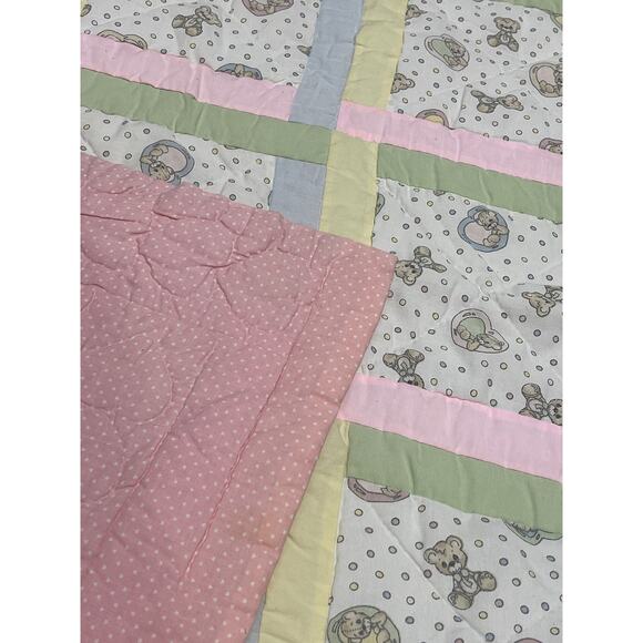 Precious Moments Tiny Teddy Bears Baby Blanket, Quilt, Bedding, Nursery Decor, - Picture 4 of 6